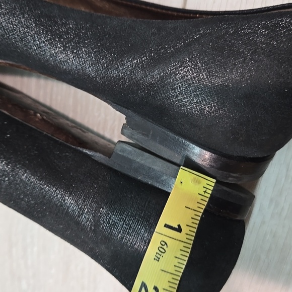 AGL Black Women's Loafers with Buckle Detail The Pointed Toe Shoes Sz 36/6 - Picture 9 of 13